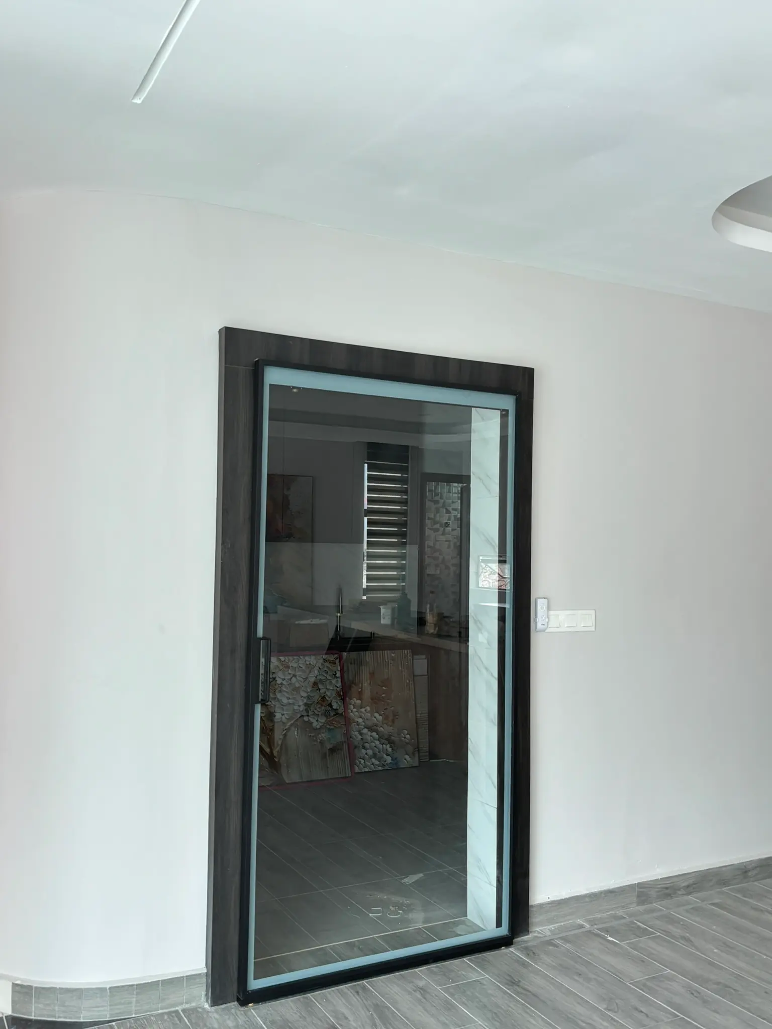 Windows & Doors 8 Completed black aluminium sliding glass door installation by KCN Aluminium